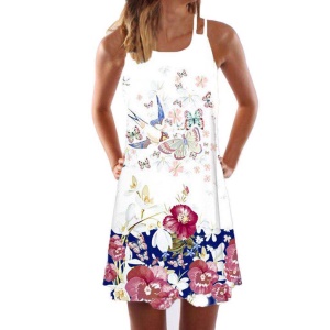 Robe courte et décontractée