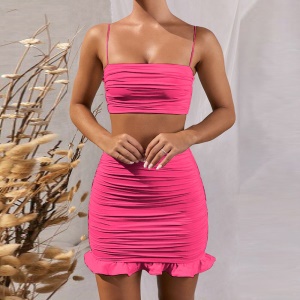 Ensemble mini haut spencer+ mini jupe