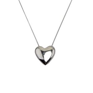 Chaine gros pendentif cœur