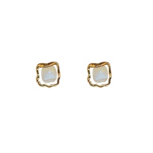 Boucles d'oreilles carrées