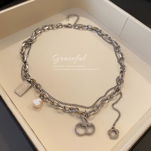 Chaine en maille acier inox femme