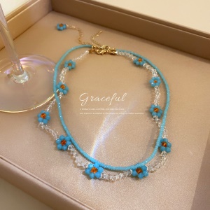 Collier de perle de cristal
