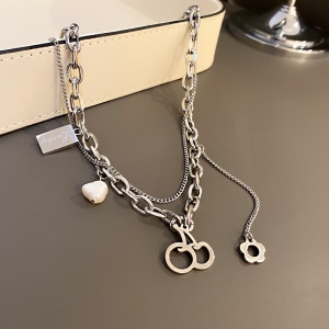 Chaine en maille acier inox femme