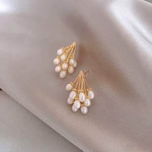 Boucles d'oreille de perles