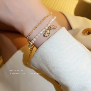 Bracelet de perles 2en1