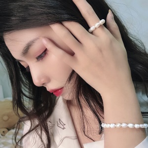 Bracelet et Anneau de perles