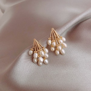 Boucles d'oreille de perles