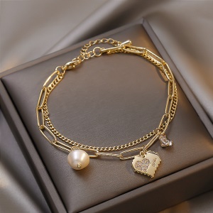 Bracelet de perles Love Double