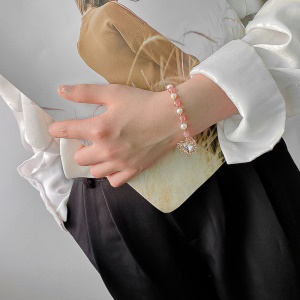 Bracelet en perles Love Crystal