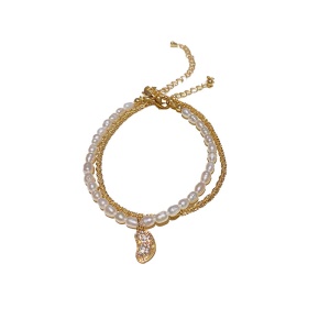 Bracelet de perles 2en1
