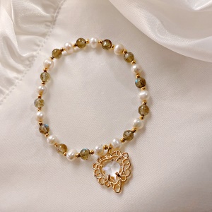 Bracelet en perles Love Crystal