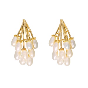 Boucles d'oreille de perles