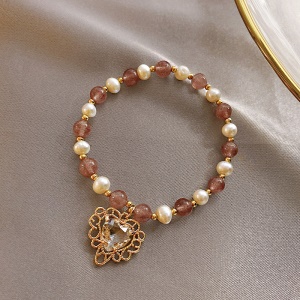 Bracelet en perles Love Crystal