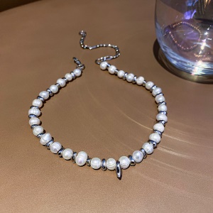 Collier de perles amour ensemble de deux pièces