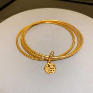 Bracelet doré 3en1