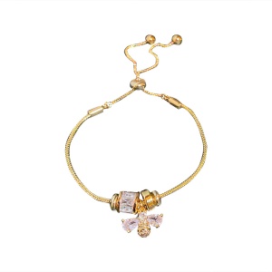 Bracelet zircon intégré
