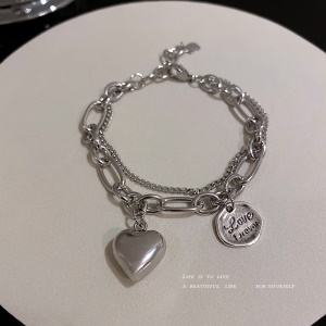 Bracelet inox argenté
