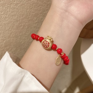 Bracelet a corde nattée