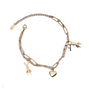 Bracelet doré 2en1