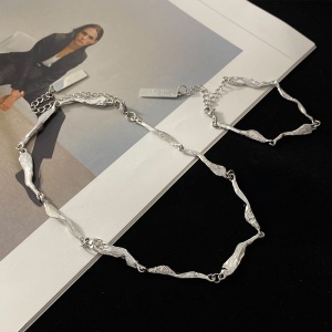 Collier t bracelet argentés