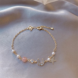 Bracelet pierre précieuse artificiel