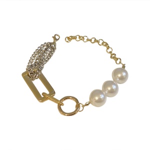Bracelet chic à raccord forme géométrique