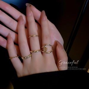 Bague lot de 5pcs