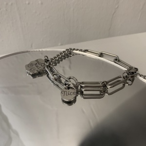Bracelet ornement acier titane