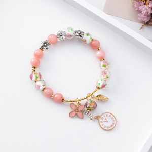 Bracelet en perles de verre