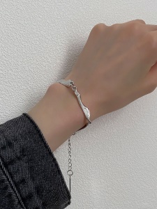 Collier t bracelet argentés
