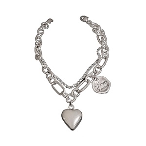 Bracelet inox argenté