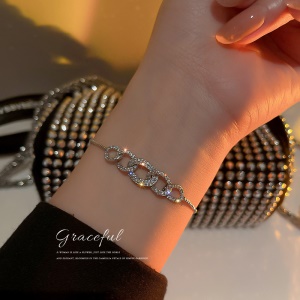 Bracelet en zircon réglable