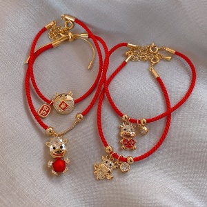 Bracelet a corde nattée