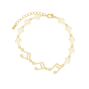 Bracelet en note musicale