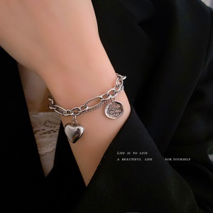 Bracelet inox argenté