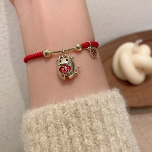 Bracelet a corde nattée
