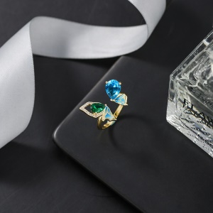 Bague tendance motif papillon