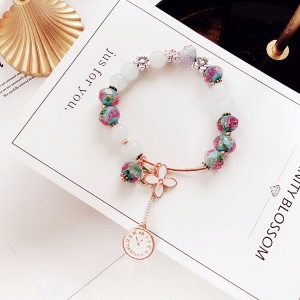 Bracelet en perles de verre