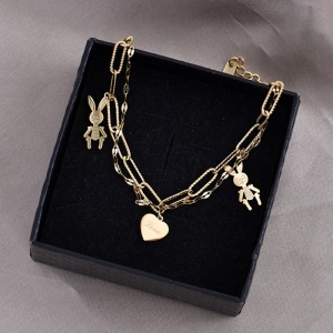 Bracelet doré 2en1