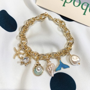 Bracelet tendance-ligne varié et pendentifs
