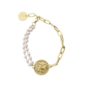 Bracelet de perles et mailles