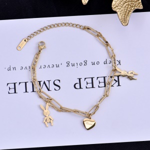 Bracelet doré 2en1