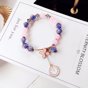 Bracelet en perles de verre