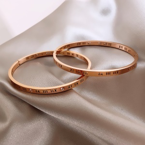 Bracelet en titane et acier