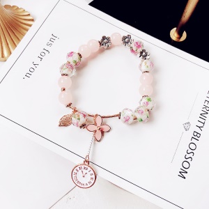 Bracelet en perles de verre