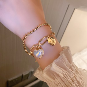 Bracelet de perle 2en1