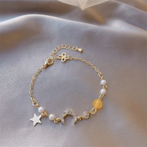 Bracelet pierre précieuse artificiel
