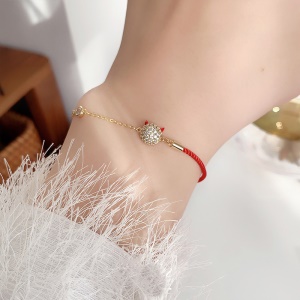 Bracelet a corde nattée
