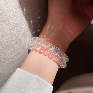 Bracelet à boule de cristal réglable