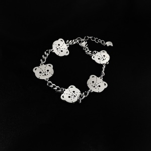 Bracelet ornement acier titane